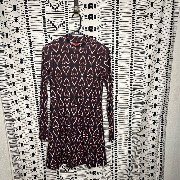 Candy Cane Print Dress - Picture 1 of 4